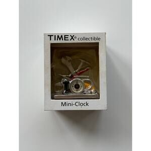 Timex Handyman Tool Set Miniature Collectible Mini Clock Workbench